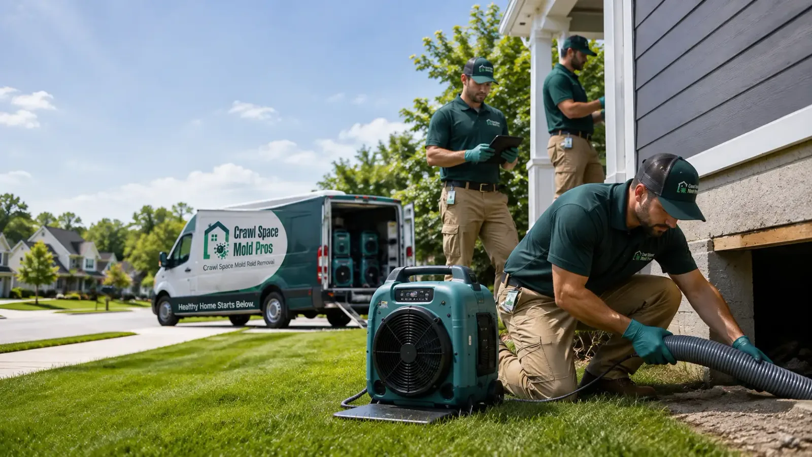 Crawl Space Mold Removal in Blue Hill, NE